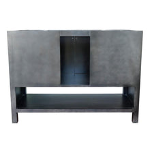 Load image into Gallery viewer, Bellaterra Home Vanity BellaTerra Home 49&quot; Single vanity in Silvery Brown finish with White Quartz top and Rectangle Sink 400300-SB-WER
