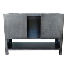 Load image into Gallery viewer, Bellaterra Home Vanity BellaTerra Home 49&quot; Single vanity in Silvery Brown finish with White Quartz top and Round Sink 400300-SB-WERD