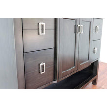 Load image into Gallery viewer, Bellaterra Home Vanity BellaTerra Home 49&quot; Single vanity in Silvery Brown finish with White Quartz top and Round Sink 400300-SB-WERD