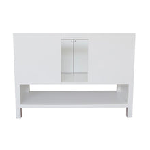 Load image into Gallery viewer, Bellaterra Home Vanity BellaTerra Home 49&quot; Single vanity in White finish with Black Galaxy top and Oval Sink 400300-WH-BGO