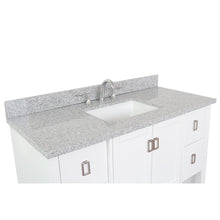Load image into Gallery viewer, Bellaterra Home Vanity BellaTerra Home 49&quot; Single vanity in White finish with Gray granite top and Rectangle Sink 400300-WH-GYR