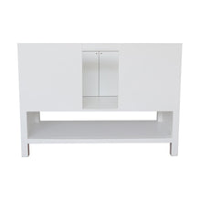 Load image into Gallery viewer, Bellaterra Home Vanity BellaTerra Home 49&quot; Single vanity in White finish with Gray granite top and Rectangle Sink 400300-WH-GYR