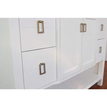 Load image into Gallery viewer, Bellaterra Home Vanity BellaTerra Home 49&quot; Single vanity in White finish with White Carrara top and Oval Sink 400300-WH-WMO