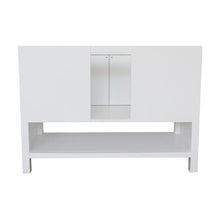 Load image into Gallery viewer, Bellaterra Home Vanity BellaTerra Home 49&quot; Single vanity in White finish with White Quartz top and Oval Sink 400300-WH-WEO