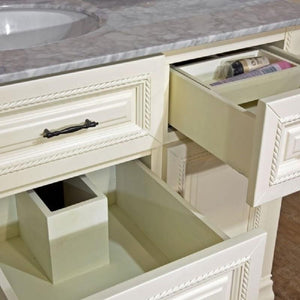 Bellaterra Home Vanity BellaTerra Home 50 in Single sink vanity-antique white 605022
