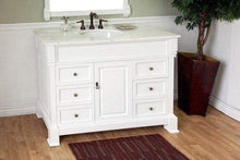 Load image into Gallery viewer, Bellaterra Home Vanity BellaTerra Home 50 in Single Sink Vanity-Wood-White 205050-WH