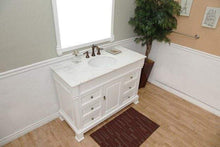 Load image into Gallery viewer, Bellaterra Home Vanity BellaTerra Home 50 in Single Sink Vanity-Wood-White 205050-WH