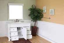 Load image into Gallery viewer, Bellaterra Home Vanity BellaTerra Home 50 in Single Sink Vanity-Wood-White 205050-WH