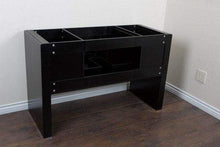 Load image into Gallery viewer, Bellaterra Home Vanity BellaTerra Home 55.3 in Single Sink Vanity-Black - White Marble 804380-R-BL-WH
