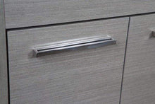 Load image into Gallery viewer, Bellaterra Home Vanity BellaTerra Home 55.3 in Single sink vanity-Gray-White Marble 804380-R-GY-WH