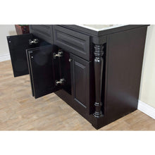 Load image into Gallery viewer, Bellaterra Home Vanity BellaTerra Home 55 in Double sink vanity-dark mahogany 605522A