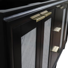 Load image into Gallery viewer, Bellaterra Home Vanity BellaTerra Home 60&quot; Double vanity in Black finish - cabinet only 400990-60D-BL