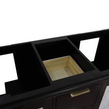 Load image into Gallery viewer, Bellaterra Home Vanity BellaTerra Home 60&quot; Double vanity in Black finish - cabinet only 400990-60D-BL