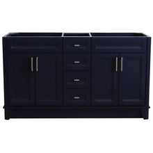 Load image into Gallery viewer, Bellaterra Home Vanity BellaTerra Home 60&quot; Double vanity in Blue finish - cabinet only 400700-60D-BU