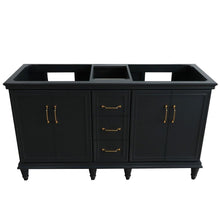 Load image into Gallery viewer, Bellaterra Home Vanity BellaTerra Home 60&quot; Double vanity in Dark Gray finish - cabinet only 400800-60D-DG