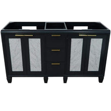 Load image into Gallery viewer, Bellaterra Home Vanity BellaTerra Home 60&quot; Double vanity in Dark Gray finish - cabinet only 400990-60D-D