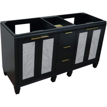 Load image into Gallery viewer, Bellaterra Home Vanity BellaTerra Home 60&quot; Double vanity in Dark Gray finish - cabinet only 400990-60D-D