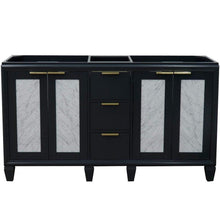 Load image into Gallery viewer, Bellaterra Home Vanity BellaTerra Home 60&quot; Double vanity in Dark Gray finish - cabinet only 400990-60D-D