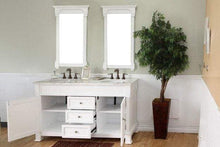 Load image into Gallery viewer, Bellaterra Home Vanity BellaTerra Home 60 in Double Sink Vanity-Wood-White