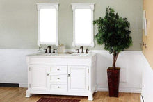 Load image into Gallery viewer, Bellaterra Home Vanity BellaTerra Home 60 in Double Sink Vanity-Wood-White