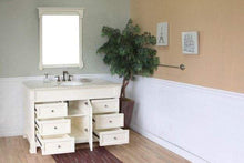 Load image into Gallery viewer, Bellaterra Home Vanity BellaTerra Home 60 in Single Sink Vanity-Wood-Cream White 205060-S-CR