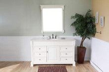 Load image into Gallery viewer, Bellaterra Home Vanity BellaTerra Home 60 in Single Sink Vanity-Wood-Cream White 205060-S-CR