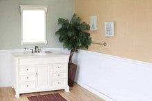 Load image into Gallery viewer, Bellaterra Home Vanity BellaTerra Home 60 in Single Sink Vanity-Wood-Cream White 205060-S-CR