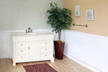 Load image into Gallery viewer, Bellaterra Home Vanity BellaTerra Home 60 in Single Sink Vanity-Wood-Cream White 205060-S-CR