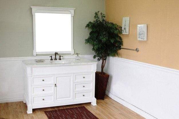 Bellaterra Home Vanity BellaTerra Home 60 in Single Sink Vanity-Wood-Espresso 205060-S-WH