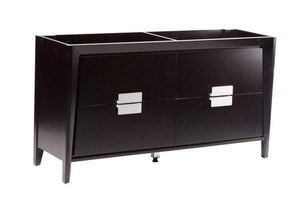 Bellaterra Home Vanity BellaTerra Home 60-inch Double Sink Vanity 500410-ES-WH-60D