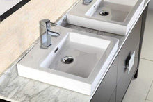 Load image into Gallery viewer, Bellaterra Home Vanity BellaTerra Home 60-inch Double Sink Vanity 500410-ES-WH-60D