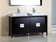 Load image into Gallery viewer, Bellaterra Home Vanity BellaTerra Home 60-inch Double Sink Vanity 500410-ES-WH-60D