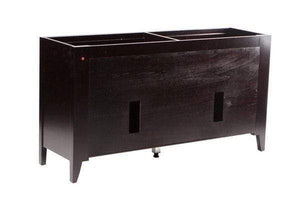Bellaterra Home Vanity BellaTerra Home 60-inch Double Sink Vanity 500410-ES-WH-60D