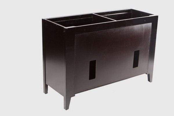 Bellaterra Home Vanity BellaTerra Home 60-inch Double Sink Vanity 500410D-ES-WH-60D