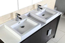 Load image into Gallery viewer, Bellaterra Home Vanity BellaTerra Home 60-inch Double Sink Vanity 500410D-ES-WH-60D
