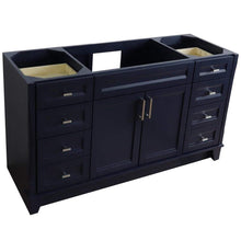 Load image into Gallery viewer, Bellaterra Home Vanity BellaTerra Home 60&quot; Single sink vanity in Blue finish - cabinet only 400700-60S-BU