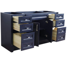 Load image into Gallery viewer, Bellaterra Home Vanity BellaTerra Home 60&quot; Single sink vanity in Blue finish - cabinet only 400700-60S-BU