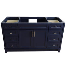 Load image into Gallery viewer, Bellaterra Home Vanity BellaTerra Home 60&quot; Single sink vanity in Blue finish - cabinet only 400700-60S-BU