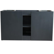 Load image into Gallery viewer, Bellaterra Home Vanity BellaTerra Home 60&quot; Single sink vanity in Dark Gray finish - cabinet only 400700-60S-DG