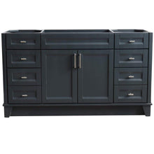 Load image into Gallery viewer, Bellaterra Home Vanity BellaTerra Home 60&quot; Single sink vanity in Dark Gray finish - cabinet only 400700-60S-DG
