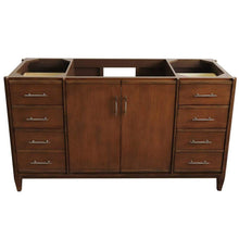 Load image into Gallery viewer, Bellaterra Home Vanity BellaTerra Home 60&quot; Single sink vanity in Walnut finish - cabinet only 400901-60S-WA