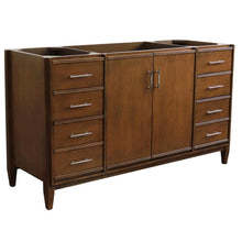 Load image into Gallery viewer, Bellaterra Home Vanity BellaTerra Home 60&quot; Single sink vanity in Walnut finish - cabinet only 400901-60S-WA