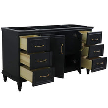 Load image into Gallery viewer, Bellaterra Home Vanity BellaTerra Home 60&quot; Single vanity in Dark Gray finish- cabinet only 400800-60S-DG