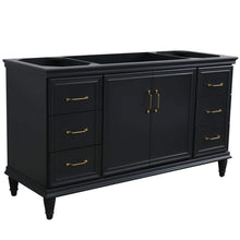 Load image into Gallery viewer, Bellaterra Home Vanity BellaTerra Home 60&quot; Single vanity in Dark Gray finish- cabinet only 400800-60S-DG