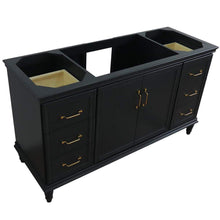 Load image into Gallery viewer, Bellaterra Home Vanity BellaTerra Home 60&quot; Single vanity in Dark Gray finish- cabinet only 400800-60S-DG