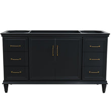 Load image into Gallery viewer, Bellaterra Home Vanity BellaTerra Home 60&quot; Single vanity in Dark Gray finish- cabinet only 400800-60S-DG