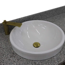Load image into Gallery viewer, Bellaterra Home Vanity BellaTerra Home 61&quot; Double sink vanity in Black finish with Gray granite and round sink 400990-61D-BL-GYRD