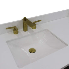 Load image into Gallery viewer, Bellaterra Home Vanity BellaTerra Home 61&quot; Double sink vanity in Black finish with White quartz and rectangle sink 400990-61D-BL-WER