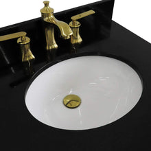 Load image into Gallery viewer, Bellaterra Home Vanity BellaTerra Home 61&quot; Double sink vanity in Blue finish and Black galaxy granite and oval sink 400800-61D-BU-BGO