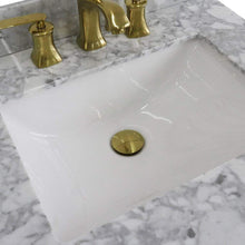 Load image into Gallery viewer, Bellaterra Home Vanity BellaTerra Home 61&quot; Double sink vanity in Blue finish and White carrara marble and rectangle sink 400800-61D-BU-WMR